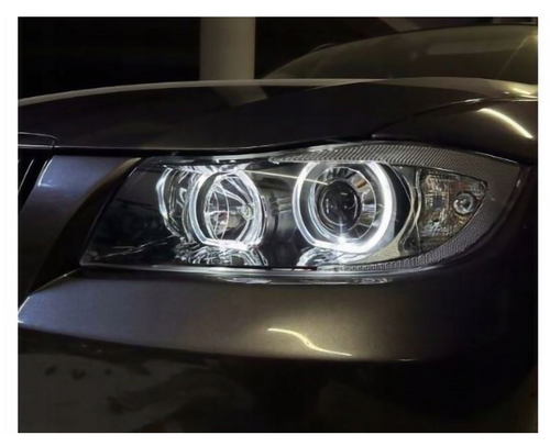 Reflektory BMW E90 E91 2005-2011 BIAŁE Ringi LED H7 DEPO - Oryginalne Lampy na Arena.pl