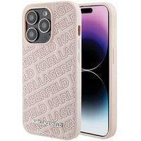 Plecki Karl Lagerfeld do Apple iPhone 15 Pro Max różowy