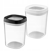 KADAX Pojemnik Na Żywność 1L Sypkie Pojemniki 2szt
