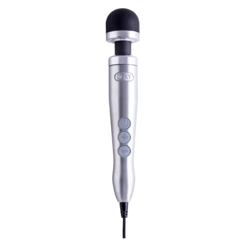 doxy die cast 3 wand massager silver - kompaktowy masażer aluminiowy na Arena.pl