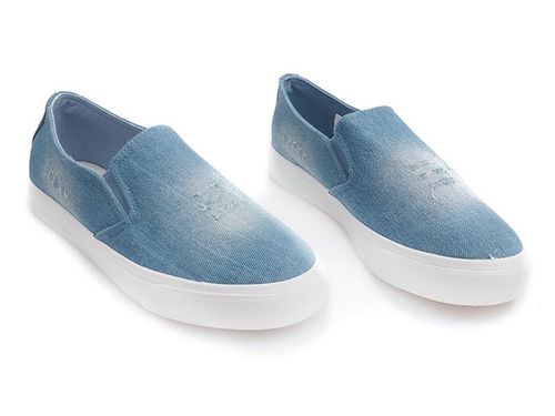 SLIP ON JEANS K-89 NIEBIESKI 41 na Arena.pl
