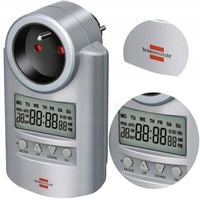 ELEKTRONICZNY TIMER PROGRAMATOR CZASOWY LCD 3500W BRENNENSTUHL