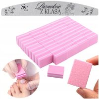 50 Sztuk MINI Pilnik Polerka do paznokci 100/180 bloczki polerskie +