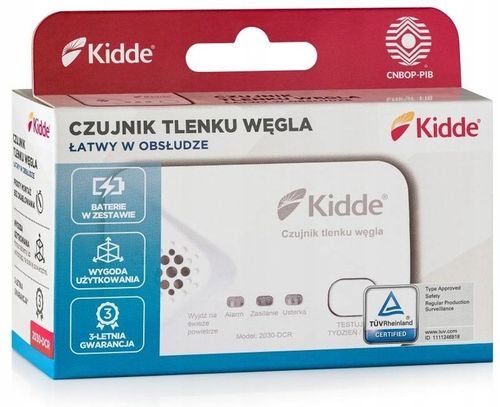 ELEKTROCHEMICZNY CZUJNIK CZADU Kidde 2030-DCR DETEKTOR TLENKU WĘGLA na Arena.pl