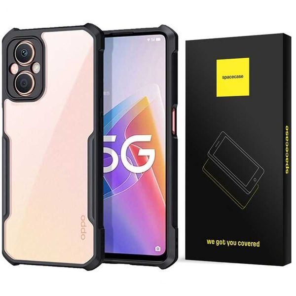 Spacecase Beetle Oppo Reno 7 Lite/8 Lite czarny zdjęcie 1