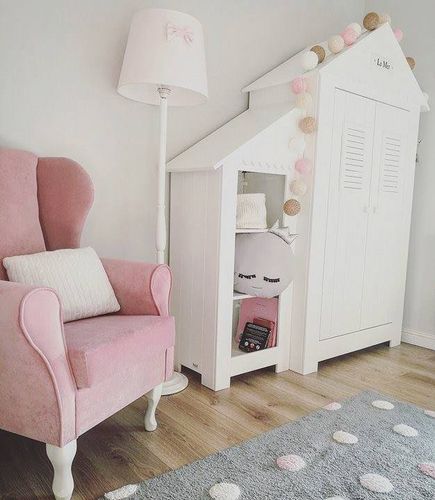 Fotel uszak niebieski gładki na Arena.pl