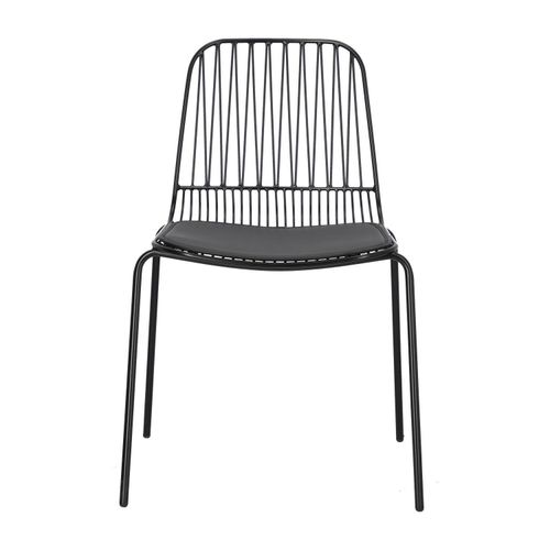 Krzesło Willy Black z poduszką PU na Arena.pl