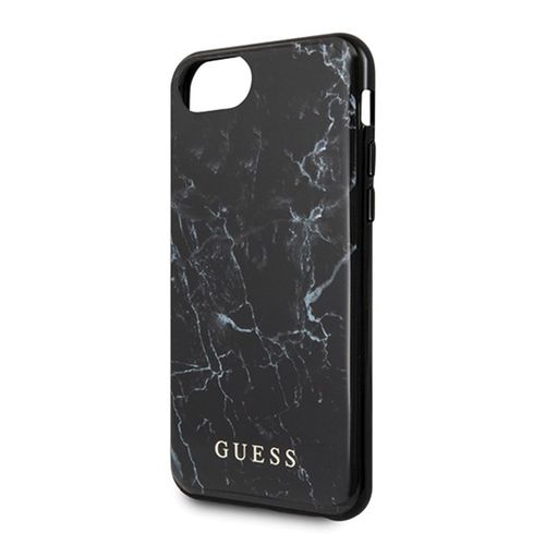 Guess Marble - Etui iPhone SE 2020 / 8 / 7 (Black) na Arena.pl