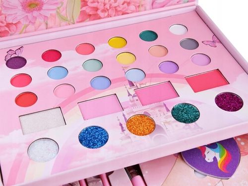 KUFEREK KOSMETYKÓW DLA DZIECI ZESTAW PIĘKNOŚCI DO MAKIJAŻU JEDNOROŻEC na Arena.pl