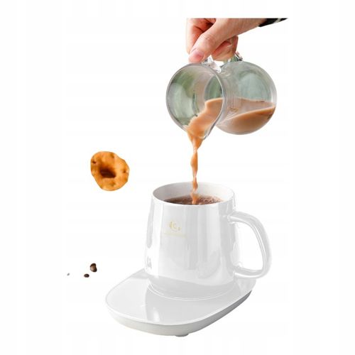 Kubek ceramiczny DO HERBATY Podgrzewacz USB Łyżka PREZENT Kubek Świąteczny na Arena.pl