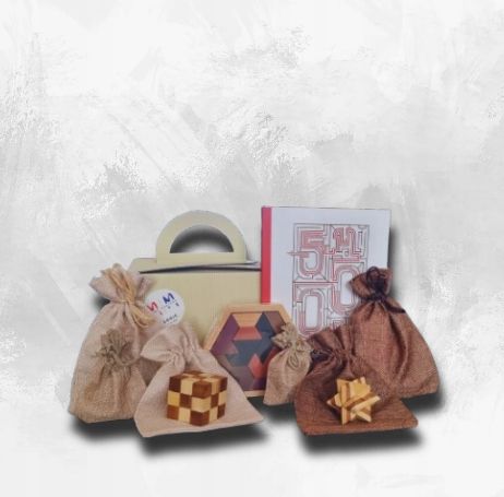 LOGIC BOX duży zestaw łamigłówek retro prezent książka urodziny dla dziecka na Arena.pl