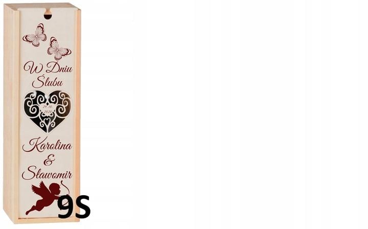 PUDEŁKO SKRZYNKA NA WINO GRAWER PREZENT ŚLUB PRIM zdjęcie 14