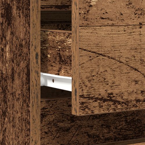 Szafka nocna  Stare drewno 40x35x50 cm Drewno inżynieryjne na Arena.pl