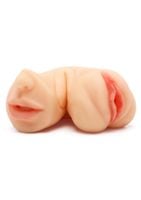 ciasny odwracany masturbator wagina usta hidden desire jasna skóra 18 cm