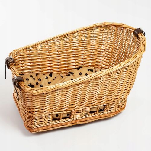 KOSZ ROWEROWY WIKLINOWY NA BAGAŻNIK TRANSPORTER TYLNY KOSZYK DLA PODUSZKA na Arena.pl