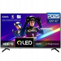 Telewizor QLED CHiQ U43QST 43 Cale 4K UHD Smart Google TV Dolby Audio