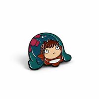 Calcifer | 3 cm | Metal | Przypinka | Studio Ghibli