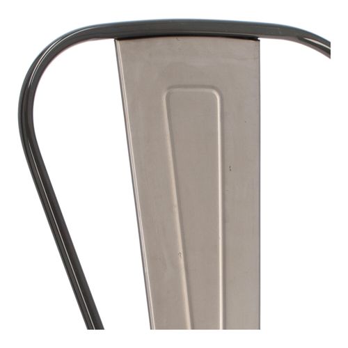 Hoker Paris Back 75cm. metaliczny insp. Tolix na Arena.pl