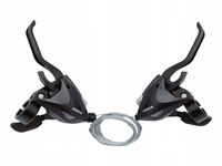 KLAMKOMANETKI ROWEROWE SUNRUN 3x7 KOMPLET L+P + LINKI