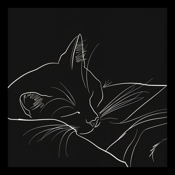 Plakat 20x20cm Nocny Spokój zdjęcie 2