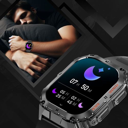 SMARTWATCH ZEGAREK MĘSKI MENU POLSKIE SPORT PULS ROZMOWY SMART WATCH AMOLED na Arena.pl