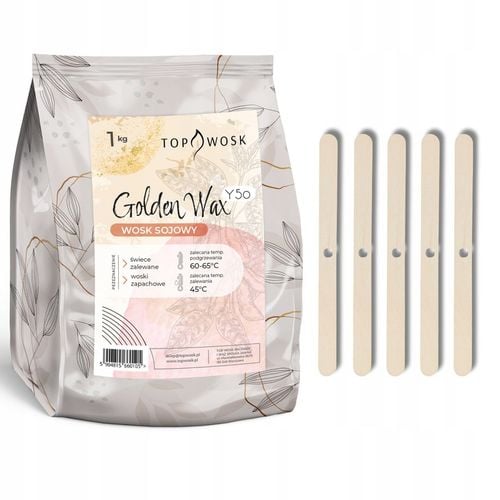 Wosk sojowy do świec EKO 1kg STABILIZATORY 5 sztuk na Arena.pl