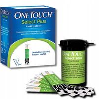 PASKI TESTOWE ONE TOUCH SELECT PLUS 50 SZTUK DO POMIARU GLUKOZY WE KRWI .