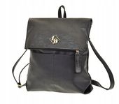 Laura Biaggi – plecak z kieszonką czarny R253