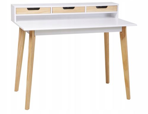 BIURKO ELEGANCKIE do gabinetu biura SZUFLADY NOWOCZESNE DUŻE komputerowe na Arena.pl