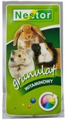 Granulat uzupełniający niedobory witamin i minerałów u gryzoni - Nestor