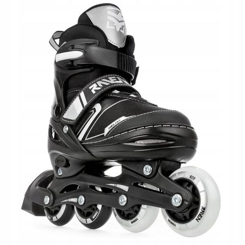 Rolki Regulowane RAVEN Helixi Black/Grey 30-33 Kółka LED na Arena.pl