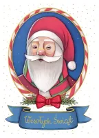 Karnet B6 Boże Narodzenie Mikołaj