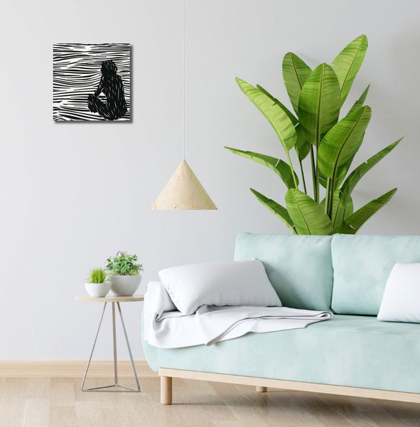 Obraz 30x30cm Złożone Fluidalne Linie zdjęcie 2