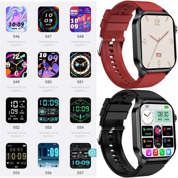 SMARTWATCH ZEGAREK DAMSKI EKG GLUKOZA CIŚNIENIE TEMPERATURA ROZMOWY MENU PL zdjęcie 2