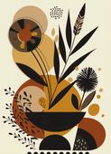 Plakat 20,5x28,4cm Ogrody Geometryczne