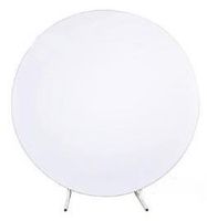 Pokrowiec biały materiał ścianka do zdjęć. Stojak 2m na koło BALONY stelaż