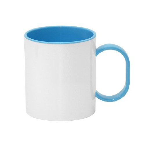 Kubek Plastikowy FUNNY 330 ml Błękitny do Sublimacji zdjęcie 1