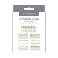 stymulator  me you us sensual seven textured sleeves transparent small