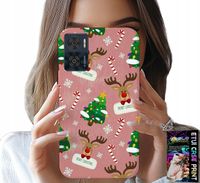 ETUI DO MOTOROLA MOTO E22 / E22I - ŚWIĄTECZNE RENIFERY CHOINKI LASKA WZORY