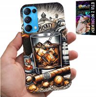 ETUI DO OPPO RENO5 4G 5G - WHISKY CYGARO WZORY DLA MĘŻCZYZN PLECKI