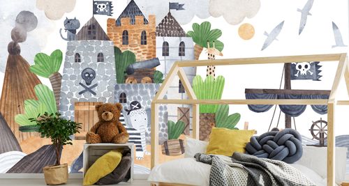 Fototapeta PIRACKA Forteca Wyspa Morze Twierdza 300cm x 210cm na Arena.pl