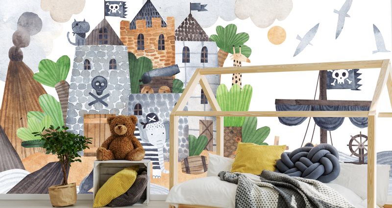 Fototapeta PIRACKA Forteca Wyspa Morze Twierdza 300cm x 210cm zdjęcie 9