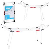 Stojąca suszarka na pranie odzież bieliznę składana balkonowa rozsuwana XXL