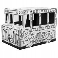 Autobus do kolorowania Fellowes papierowy 114,30x78,74x83,82 cm 3 lata +