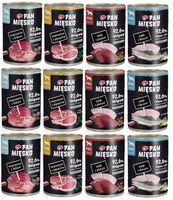 Karma dla psa Pan Mięsko 12 x 400g Mix Smaków york buldog maltańczyk