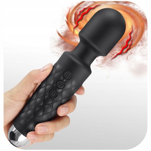 MASAŻER ŁECHTACZKI MOCNY WIBRATOR DO ORGAZMÓW MAGICZNA RÓŻDŻKA MAGIC WAND na Arena.pl