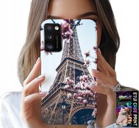 ETUI DO SAMSUNG GALAXY A41 - PARYŻ WIEŻA EIFFLA PIĘKNE MIEJSCA PLECKI