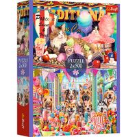 puzzle 2x500 puszyści przyjaciele 37495