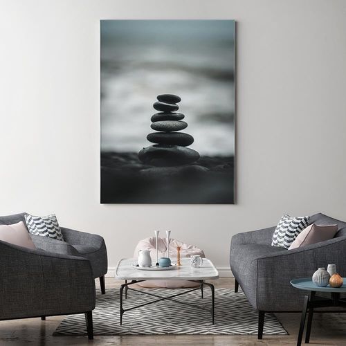 Obraz na płótnie – Canvas, ułożone kamienie 60x90 na Arena.pl