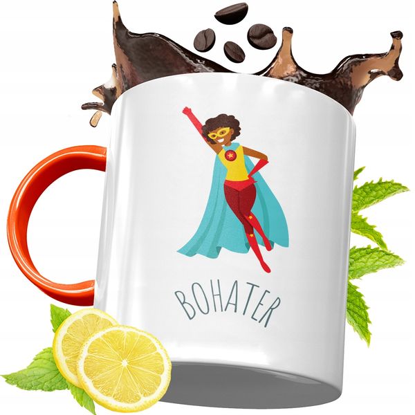 Kubek Pomarańczowy Dla Dzieci Na Dzień Dziecka Z Nadrukiem Ze Zdjęciem zdjęcie 1